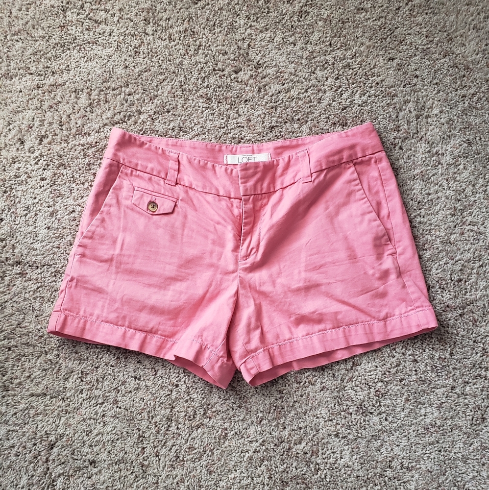 Ann Taylor LOFT Pink Shorts